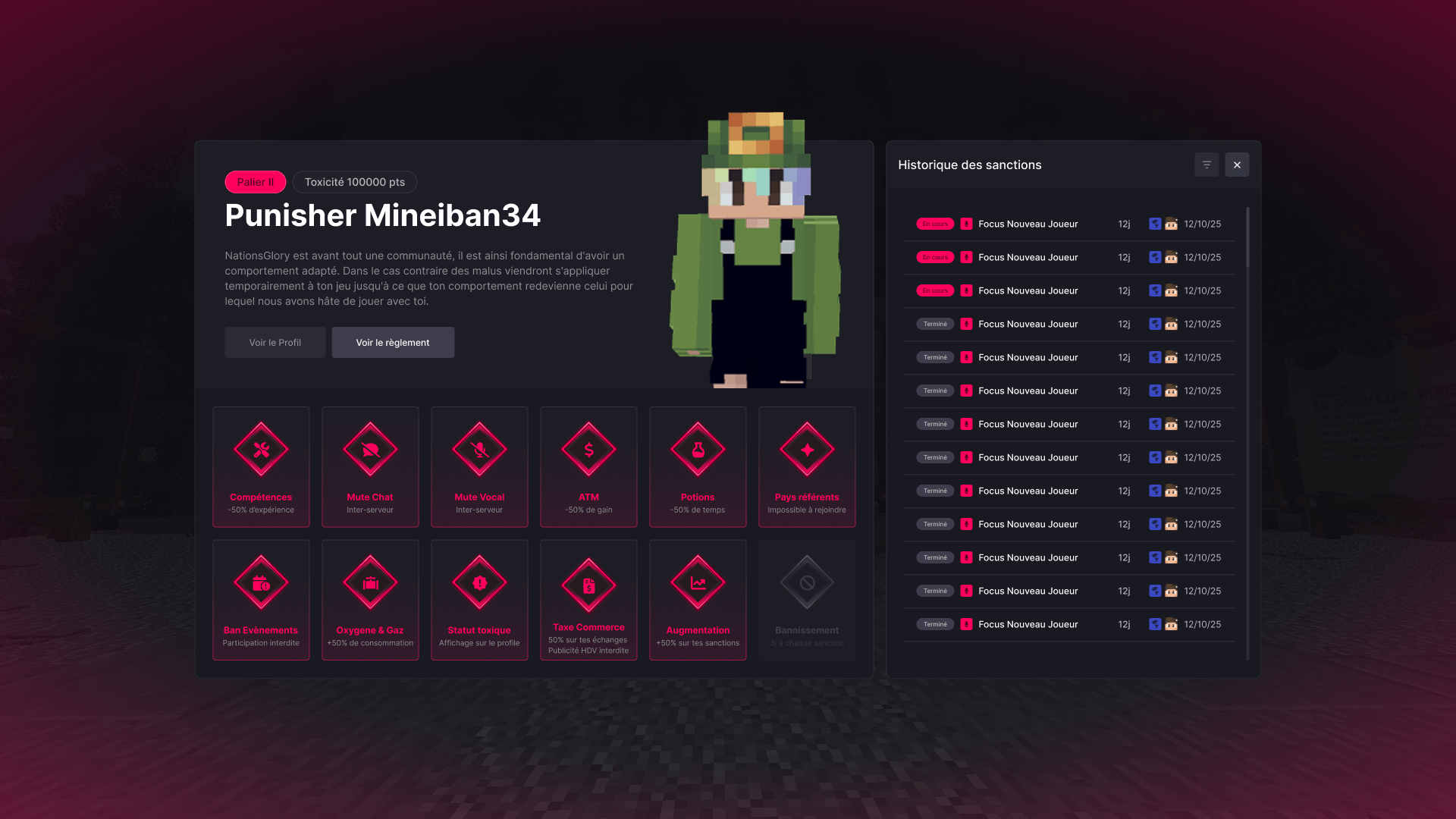 Syst&egrave;me de toxicit&eacute;