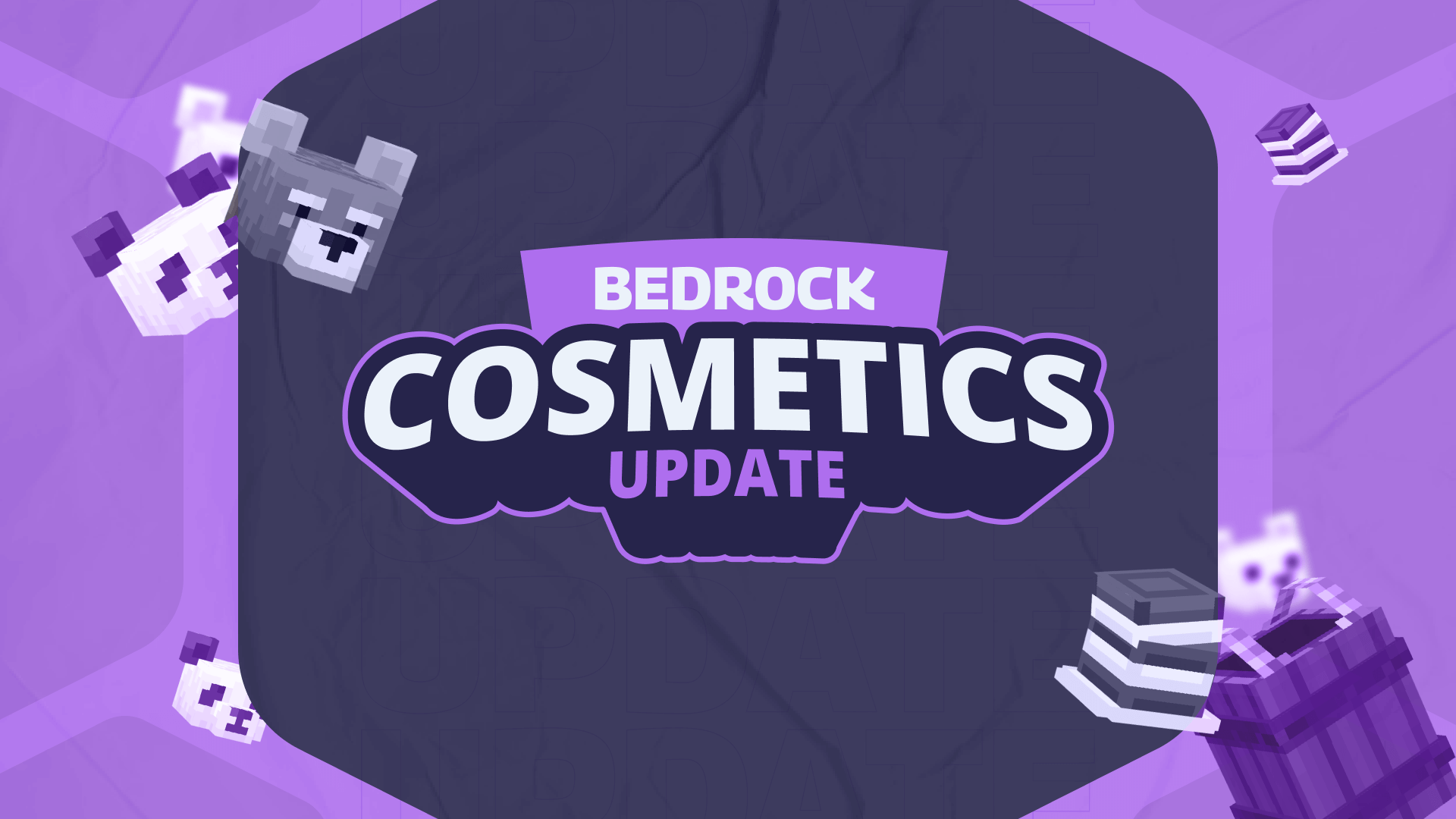 [MàJ] Les cosmétiques sur Bedrock !